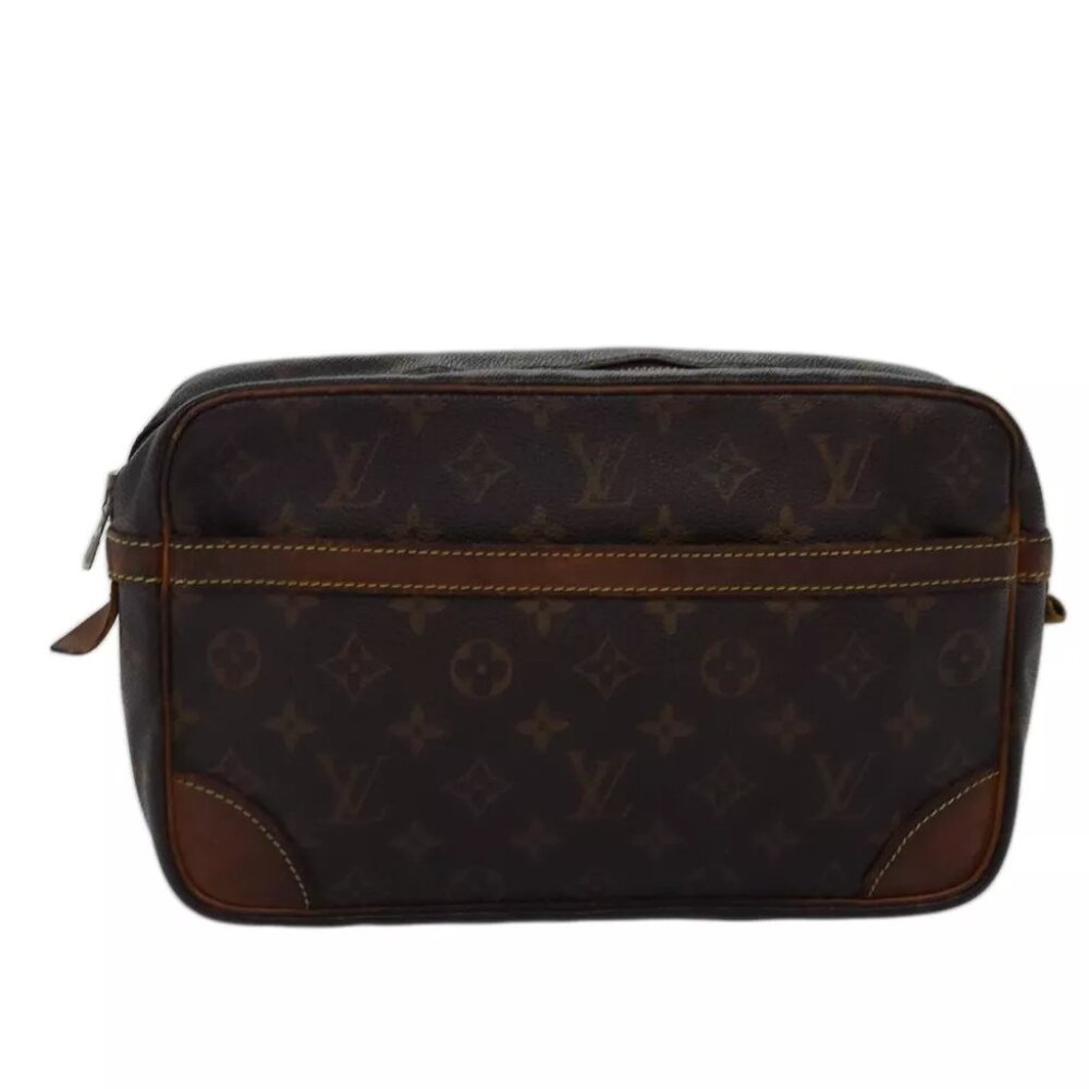 LOUIS VUITTON Monogram Compiegne 28 Clutch Bag - Picture 2 of 16